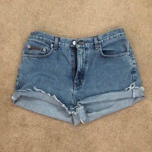 Calvin Klein vintage denim shorts